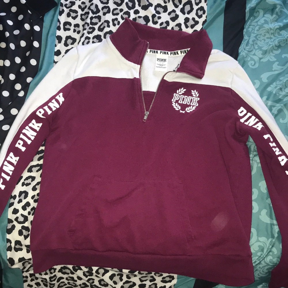 VS Pink Quarter Zip